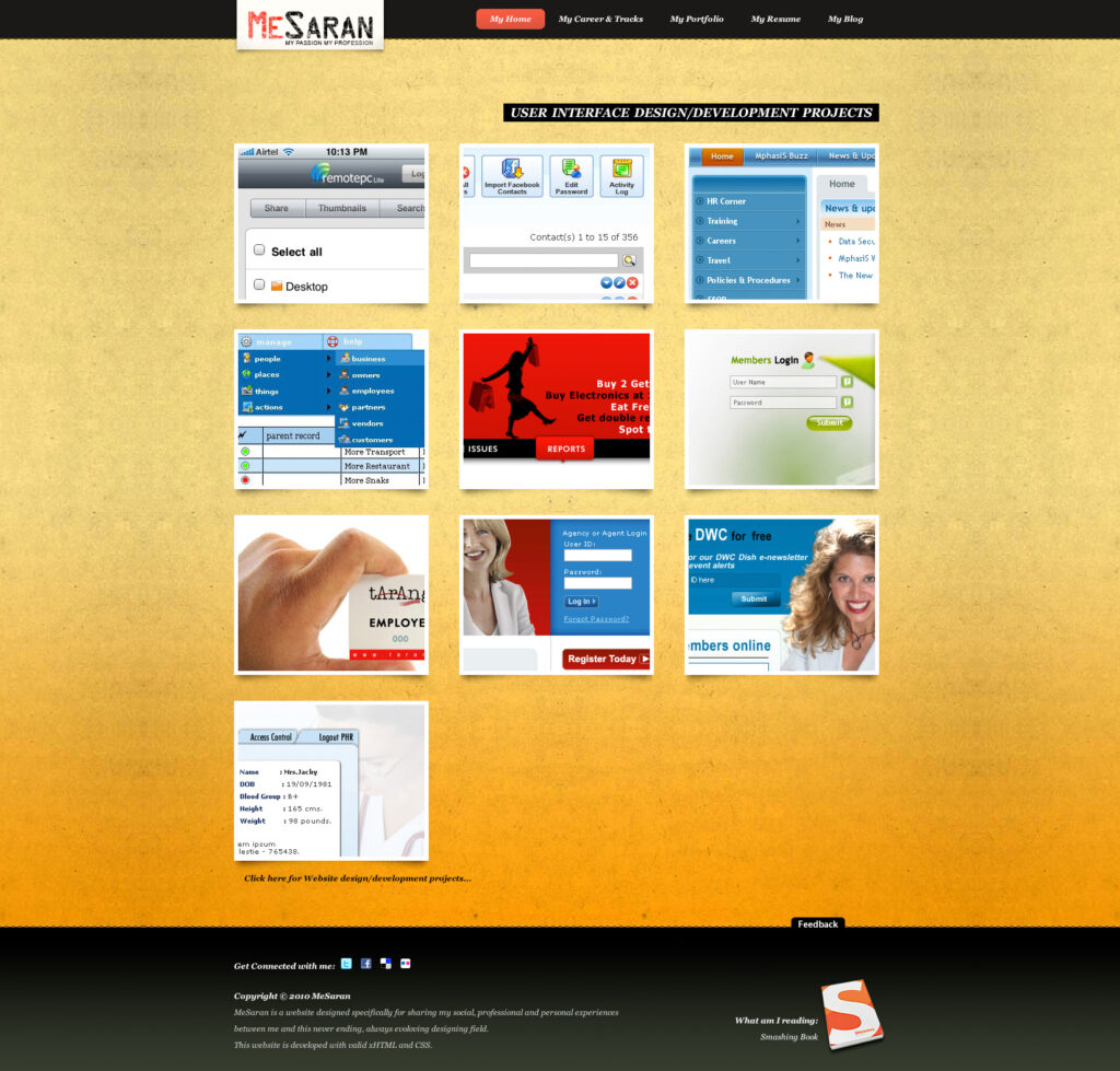 Mesara 2.0 - Portfolio - UI
