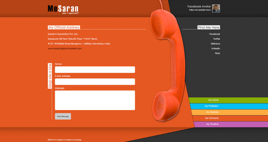 Mesaran 3.0 - Contacts - Desktop