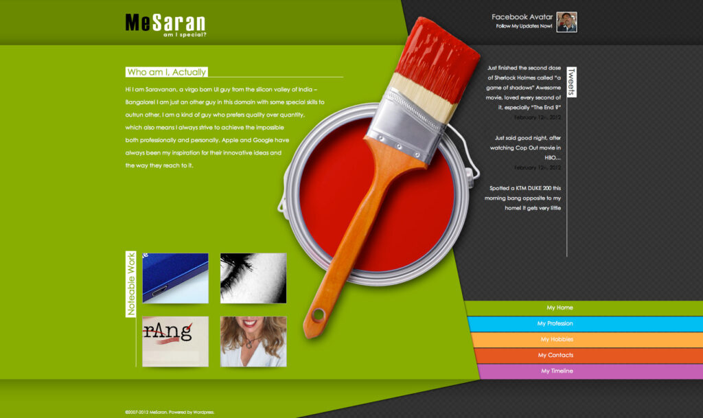 Mesaran 3.0 - Home - Desktop