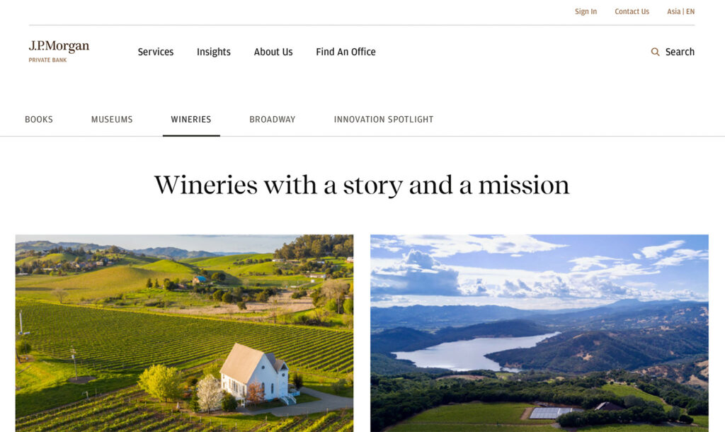JPMC - In-Page Sticky Nav